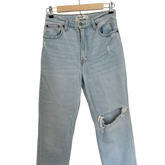 Abercrombie & Fitch "The '90s Straight Ultra High Rise" Denim Jeans US27 - Picture 3 of 9